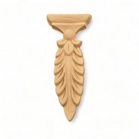 Wood Carved Decorative Column 11.5cm. X 5cm.