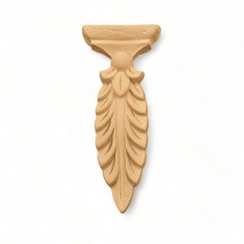 Wood Carved Decorative Column 11.5cm. X 5cm.