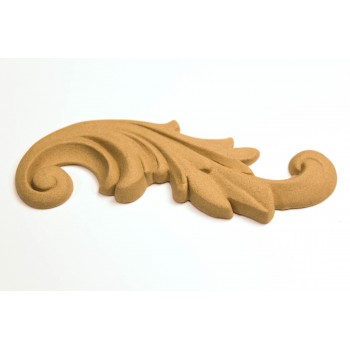 Wood carving Decorative set of 2 Pieces 12cm. X 5cm.