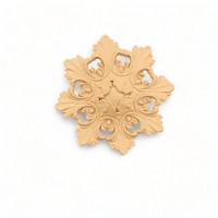 Wood Carving Decorative Rosette 9cm. X 9cm.