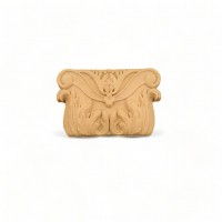Wood Carved Decorative Column 7.5cm. X 5cm.
