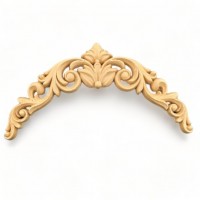 Wood Carving Decorative Corner 21cm. X 5cm.