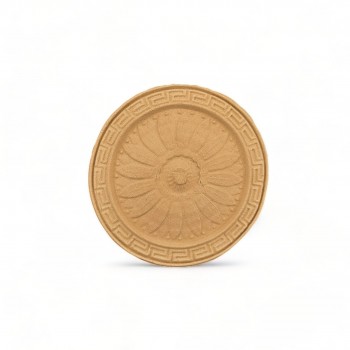 Wood Carving Decorative Rosette 9.3cm.