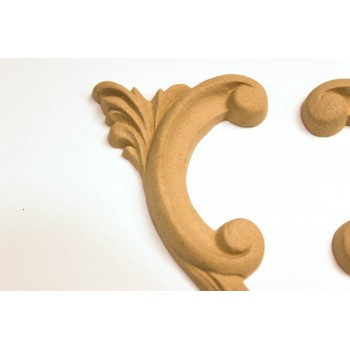 Wood Carving Decorative set of 2 Pieces 11cm. X 6cm.