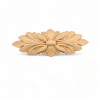 Wood Carved Decorative Flower 12cm. X 4.5cm.