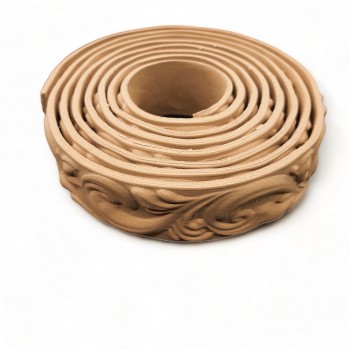 Wood Carved Flexible Trim ~ 215cm. X 3cm.