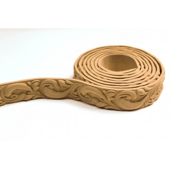 Wood Carved Flexible Trim ~ 215cm. X 3cm.