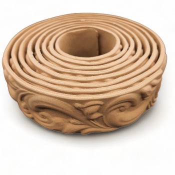 Wood Carved Flexible Trim ~ 215cm. X 3cm.