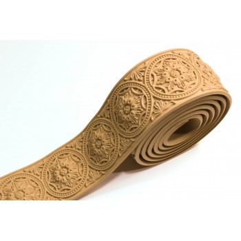 Wood Carved Flexible Trim ~ 215cm. X 7cm.