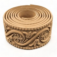 Wood Carved Flexible Trim ~ 215cm. X 7cm.