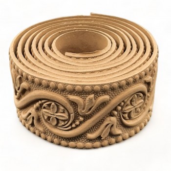 Wood Carved Flexible Trim ~ 215cm. X 7cm.