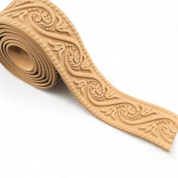 Wood Carved Flexible Trim ~ 215cm. X 7cm.