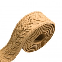 Wood Carved Flexible Trim ~ 215cm. X 6.5cm