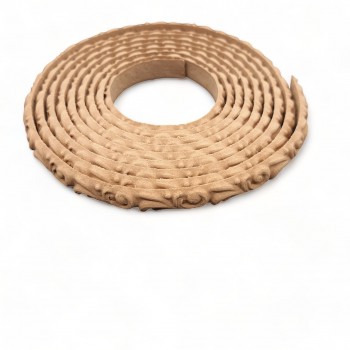 Wood Carved Flexible Trim~ 215cm. X 0.8cm.