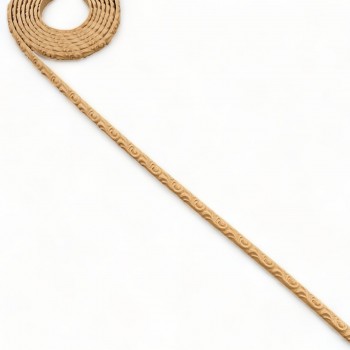 Wood Carved Flexible Trim~ 215cm. X 0.8cm.