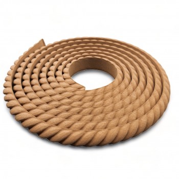 Wood Carved Flexible Trim~ 215cm. X 1.3cm.