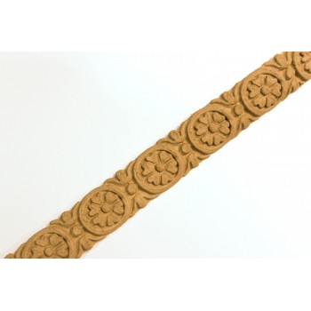 Wood Carved Trim Flexible ~215cm. X 1.4 cm.