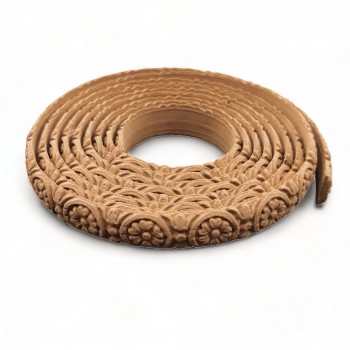 Wood Carved Trim Flexible ~215cm. X 1.4 cm.