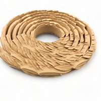 Wood Carved Flexible Trim~ 215cm. X 1.5cm.