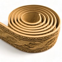 Wood Carved Flexible Trim ~ 215cm. X 7cm.