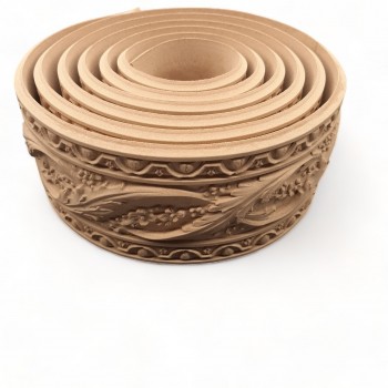Wood Carved Flexible Trim ~ 215cm. X 7cm.