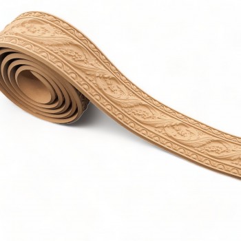 Wood Carved Flexible Trim ~ 215cm. X 7cm.