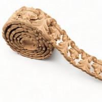 Wood Carved Trim Flexible ~215cm. X 7cm.