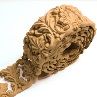 Wood Carved Trim Flexible ~215cm. X 5.5cm.