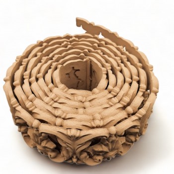 Wood Carved Trim Flexible ~215cm. X 5.5cm.