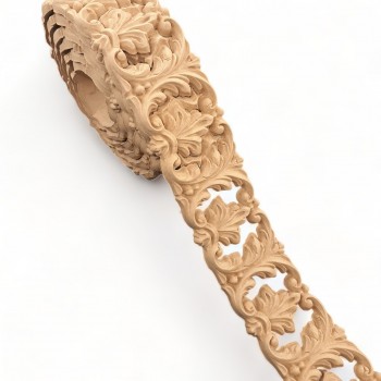 Wood Carved Trim Flexible ~215cm. X 5.5cm.