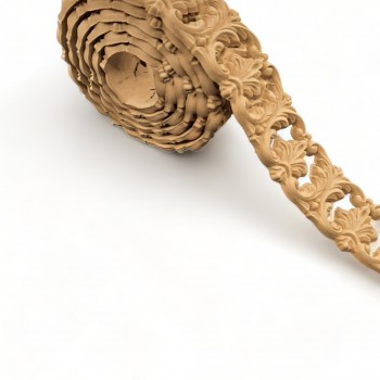 Wood Carved Trim Flexible ~215cm. X 5.5cm.