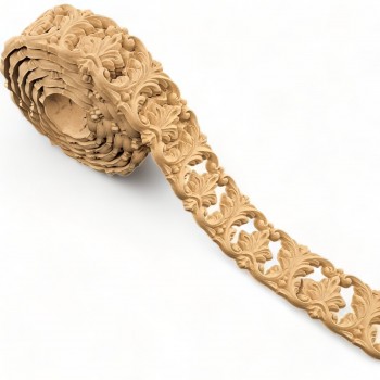 Wood Carved Trim Flexible ~215cm. X 5.5cm.