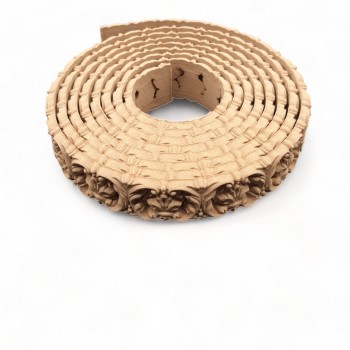 Wood Carved Trim Flexible ~215cm. X 2.4cm.