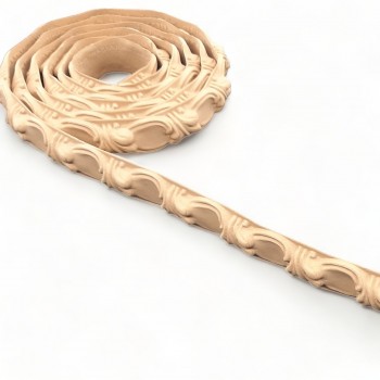 Wood Carved Trim Flexible ~215cm. X 2.8cm.