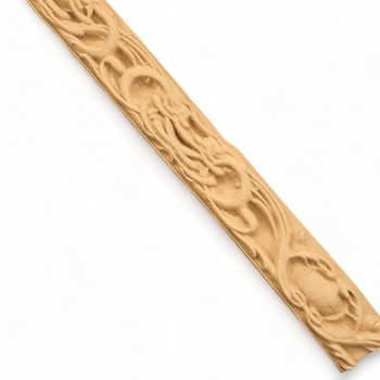 Wood Carved Trim Flexible ~215cm. X 3.1cm.