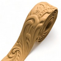 Wood Carved Trim Flexible ~215cm. X 5.5cm.