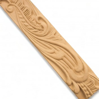 Wood Carved Trim Flexible ~215cm. X 5.5cm.