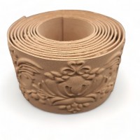 Wood Carved Flexible Trim ~215cm. X 5.5cm.