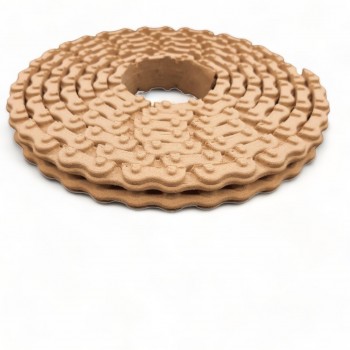 Wood Carved Decorative Braid ~215cm. X 1.8cm.