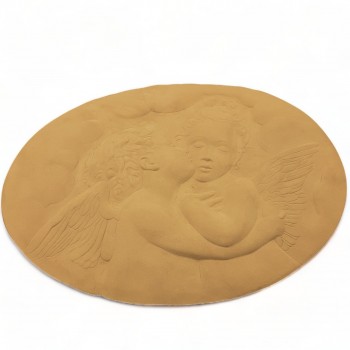 Wood Carving Decorative Angels 43cm X 32.5cm